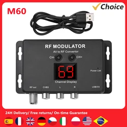 M60 RF Modulator AV to RF Converter