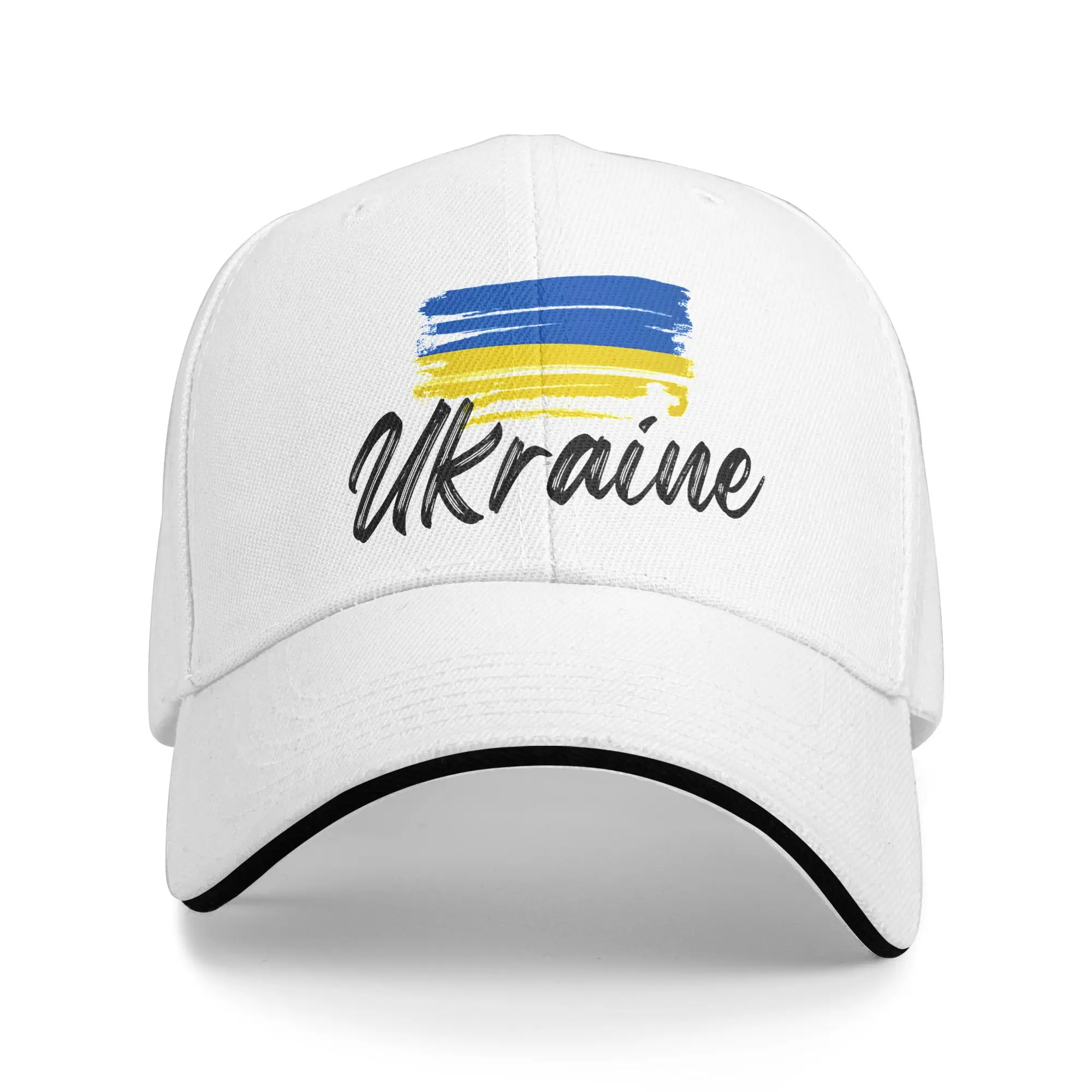 Women Men Ukraine Flag Ukrainian Outdoor Hat  Adjustable Cap Casual Baseball Cap Golf Hats