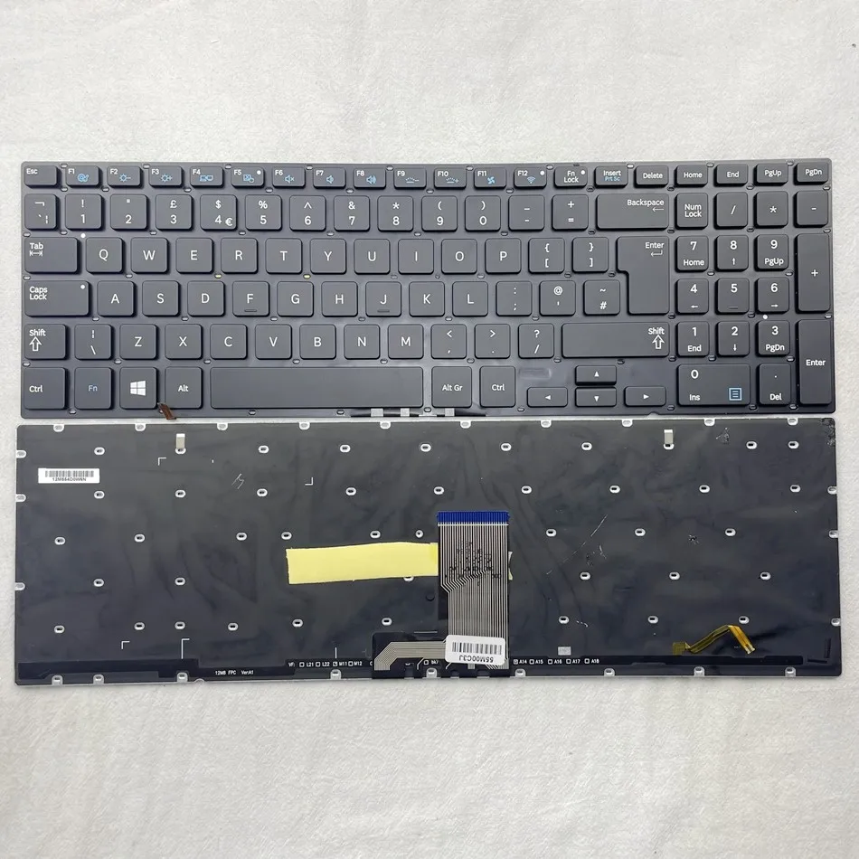 

UK Backlit Laptop Keyboard For Samsung NP880Z5E 880Z5E NP870Z5E 870Z5E NP770Z5E 770Z5E NP780Z5E 780Z5E 670Z5 670Z5E UK Layout