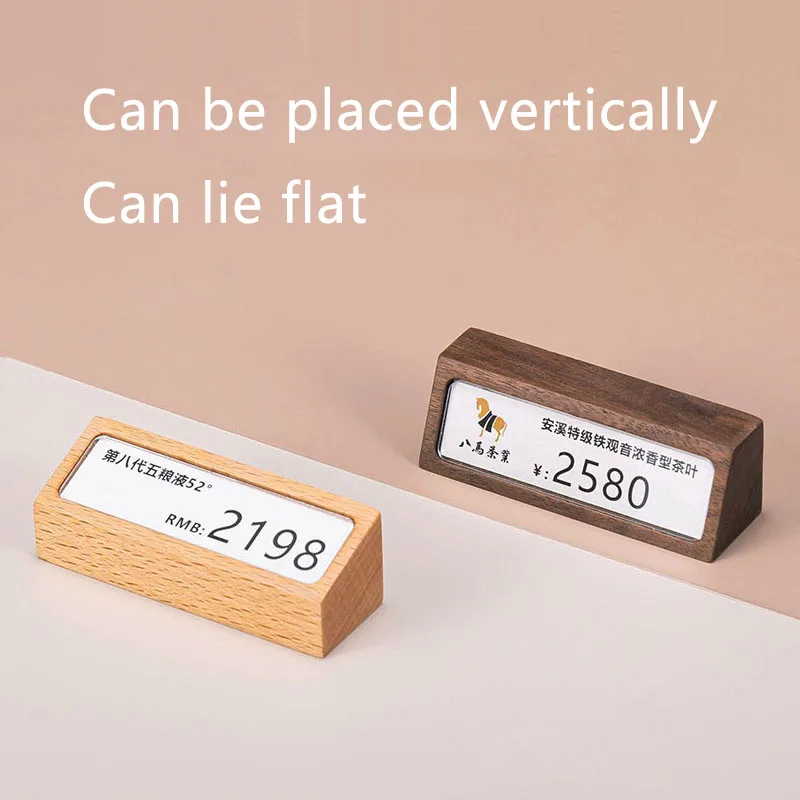 

Solid wood price display board, table sign, wooden price board, card table sign, price board, commodity price sign, meal sign