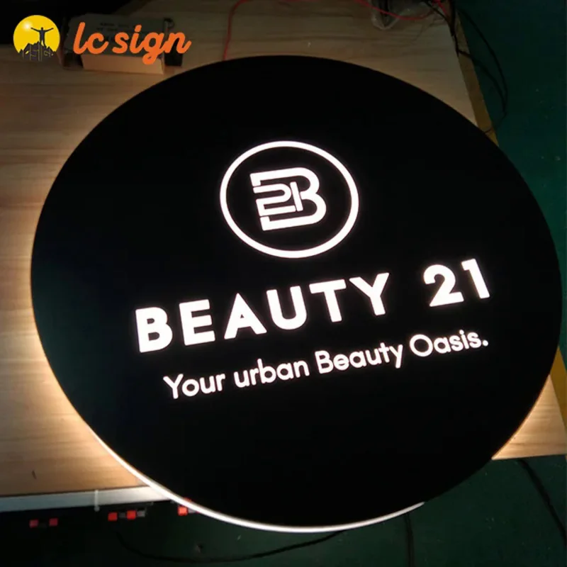 Custom  Outdoor high quality 3D LED Light Box Sign signage for shop advertising