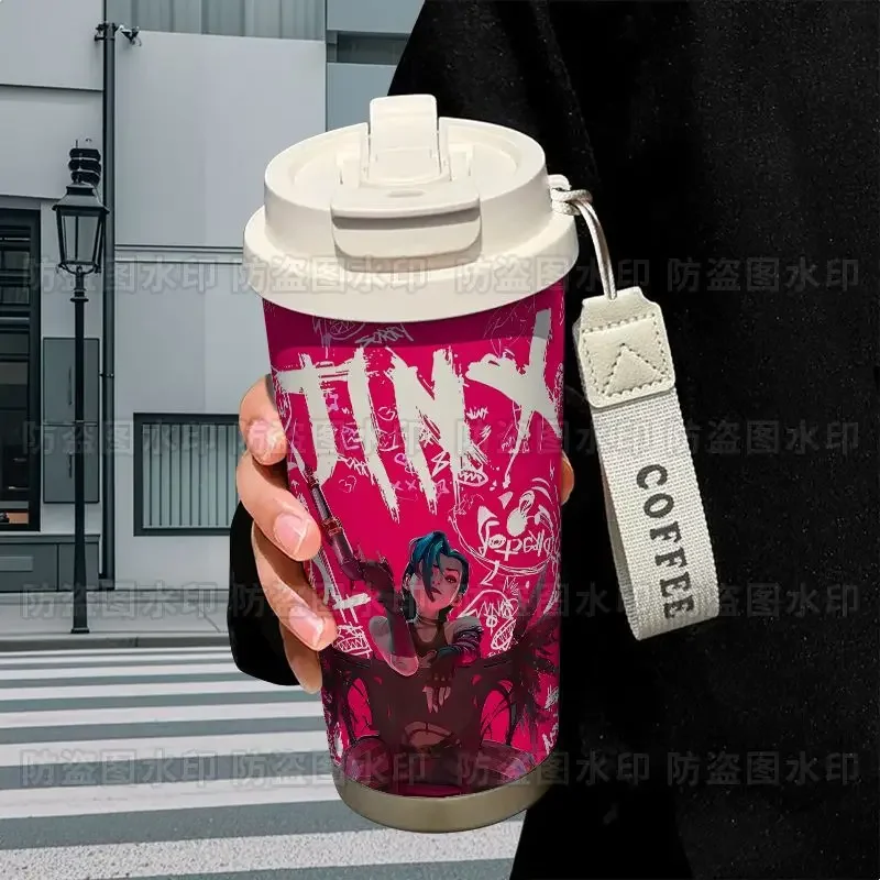 

520 мл термокружка Arcane Jinx, портативные изолированные бутылки, термос из нержавеющей стали, герметичные автомобильные термосы, кофейные чашки