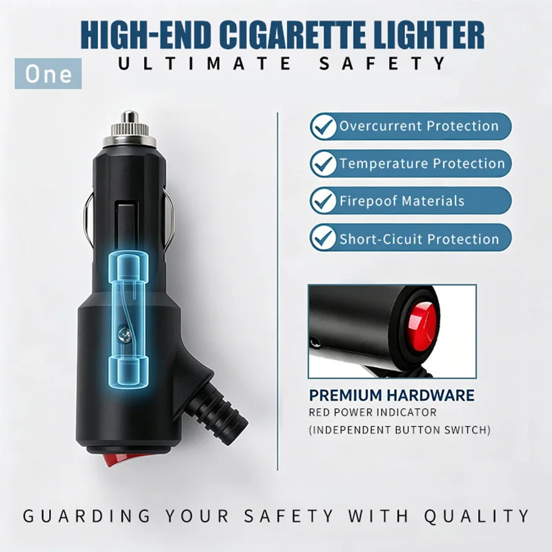 Starlink Mini car switch charging head 12V-30V 3.5A boost converter cigarette lighter adapter waterproof DC power cord