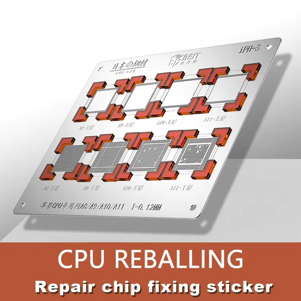 50pcs 3D Tin Mesh Chip Holder High Temperature Resistance Multi Purpose Chip Quick Fixture Silicone Paste Quick Maintenance