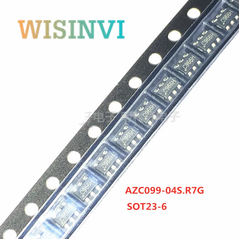 10-50PCS AZC099-04S R7G C96BJ c96** SOT23-6 AZC099-04S.R7G SOT23 C96GH AZC099 AZC099-04