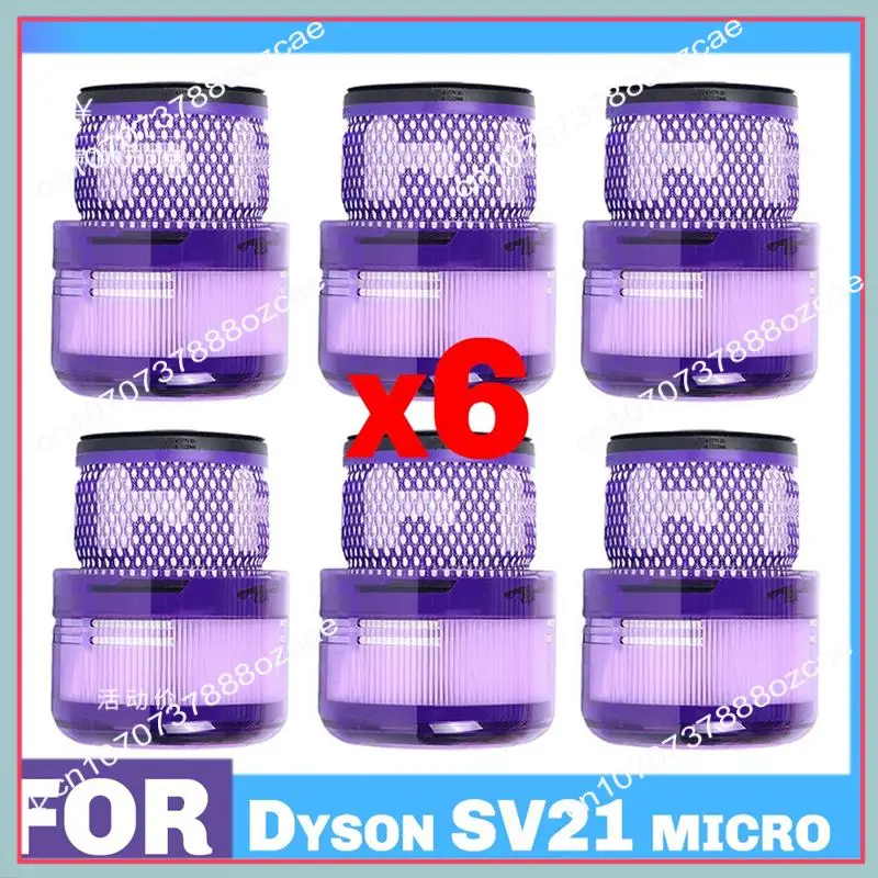 A26P For Dyson MICRO Sv21 6Pcs For Household Cleaning Filters Efficient Sweeper Attachment