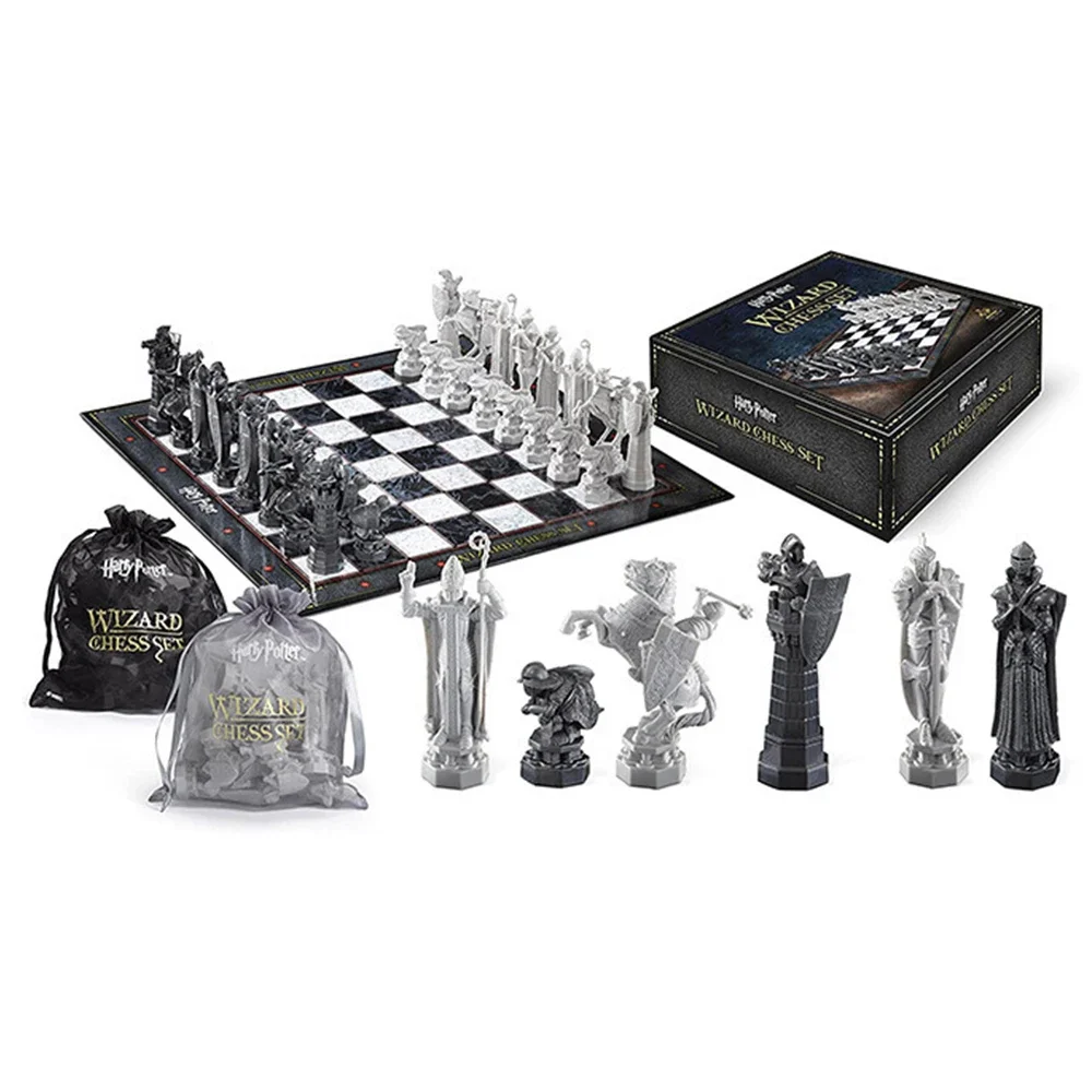 Harry Potter Wizard Chess Wizard Chess  Figure Board Game Anime Toy Christmas Chess Board Room Decoration Gift For Kids