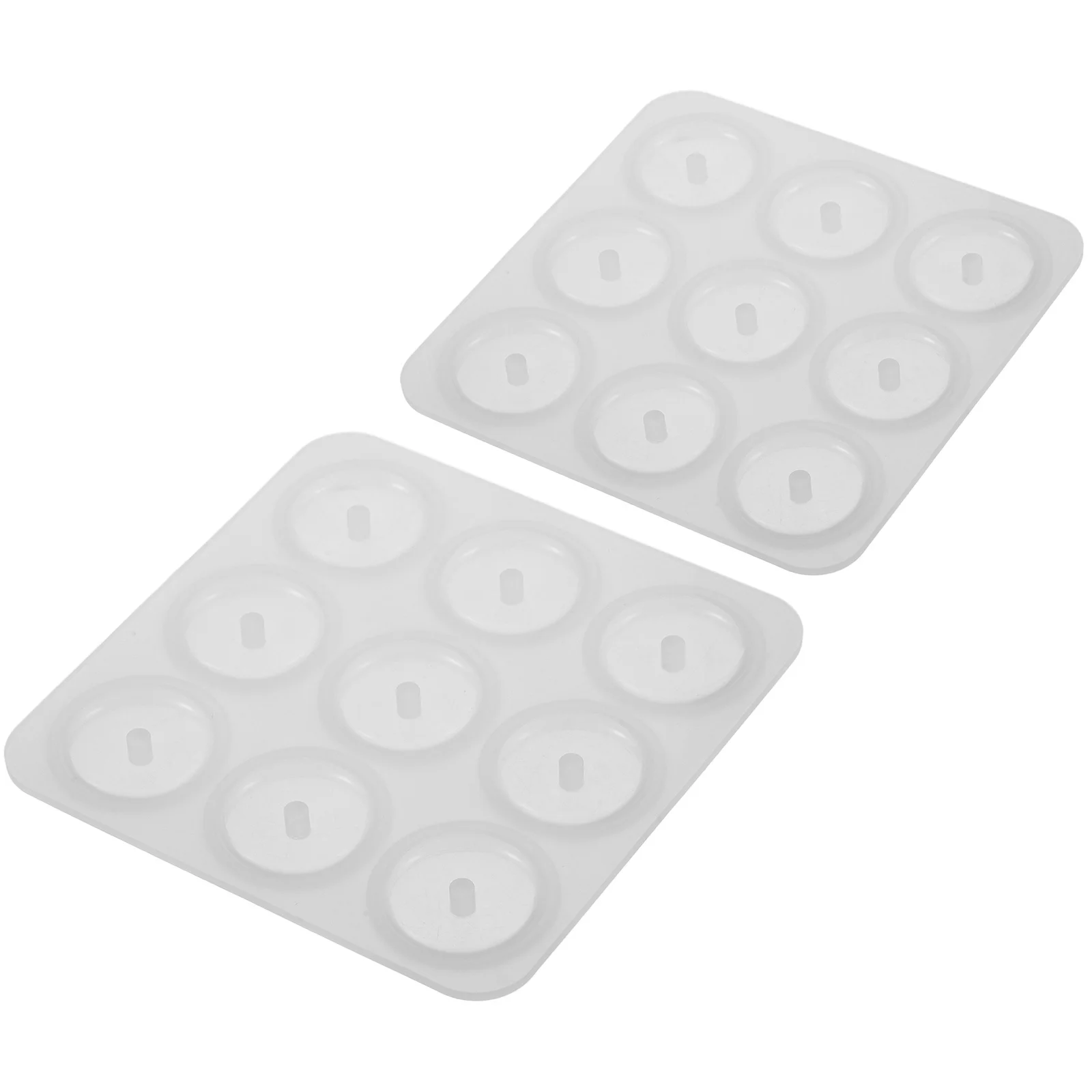 2 قطعة لتقوم بها بنفسك الزجاج مثل المعلقات قالب من السيليكون الراتنج الصب سهلة Demolding دائم مجوهرات صياغة قوالب حلية