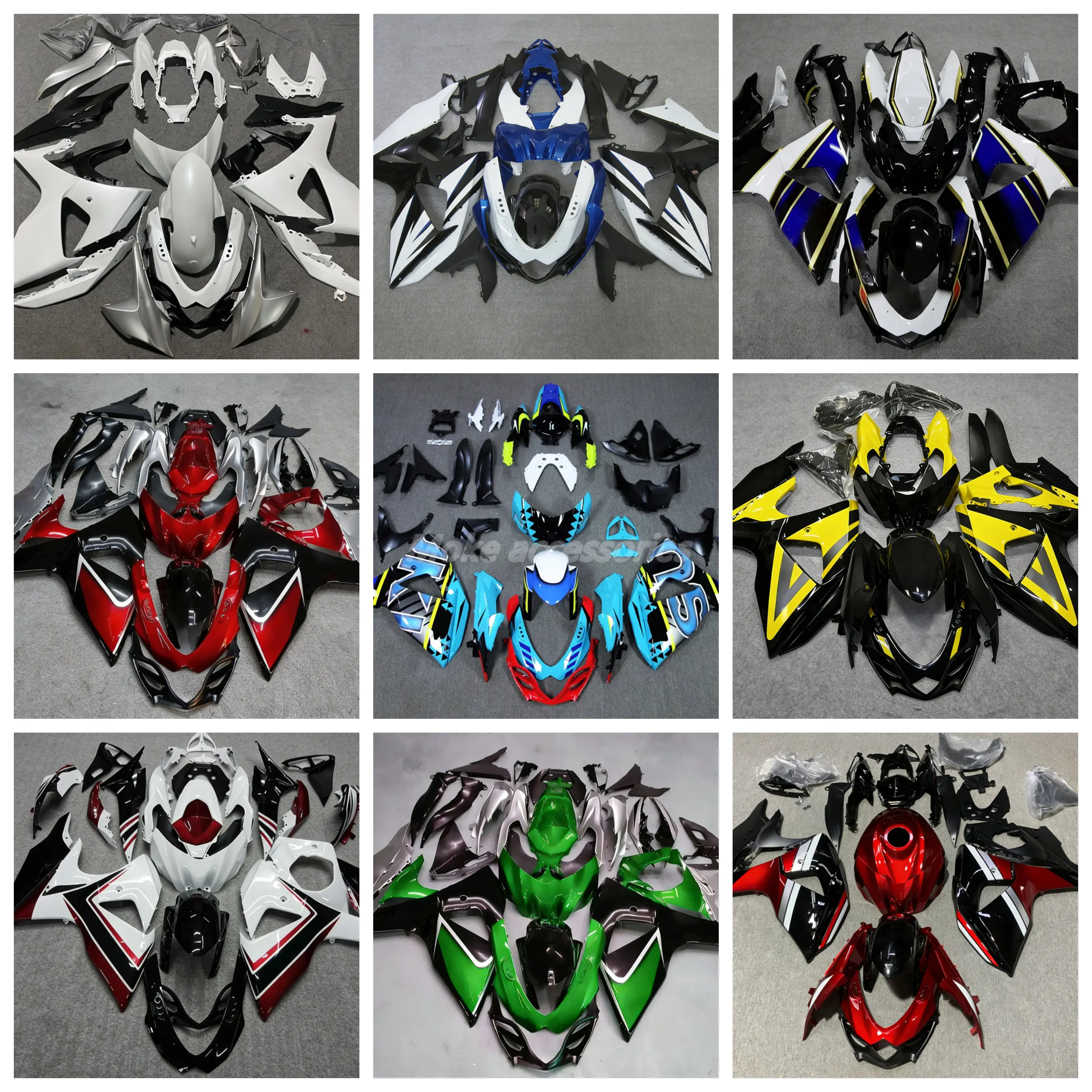 Suitable for Suzuki GSXR1000 K9 2009 10 11 12 13 14 15 2016 Motorcycle modified fairing housing accessories can be customized