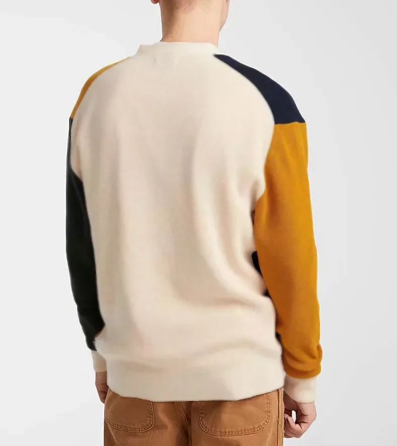Spring and Autumn New Arrivals Men Knitting Cardigan Sweater Youth Tide Contrast Color All-match Korean Version Man Knitted Coat