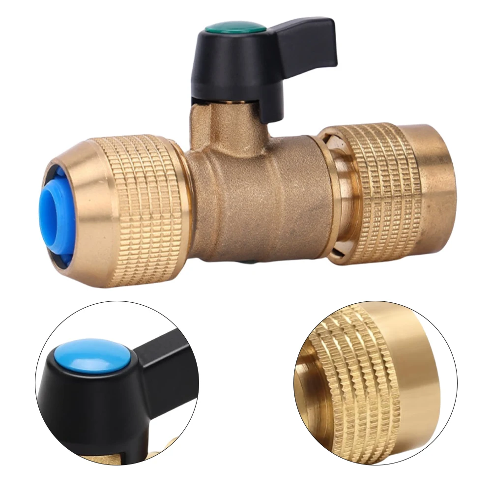 

Garden Hose Connector Control Valve For 13 Mm (1/2 Inch) 15 Mm (5/8 Inch) Hose Adapter Lawns Garden Irrigation Regulating Valve