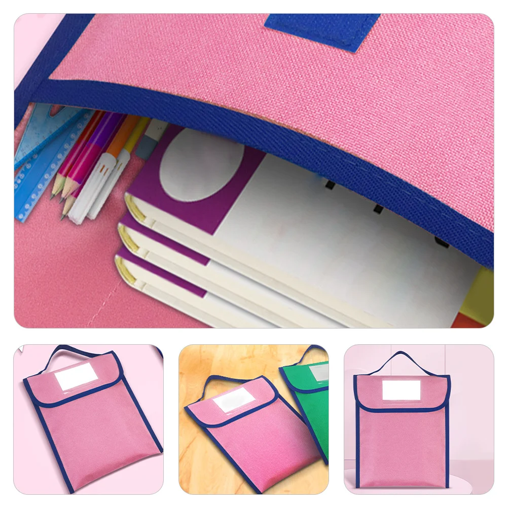 Picture 7: Large Capacity Nylon Tote Bag for Books and Files Lightweight Shopping Travel Handbag for Students Office Beach Camping Daily