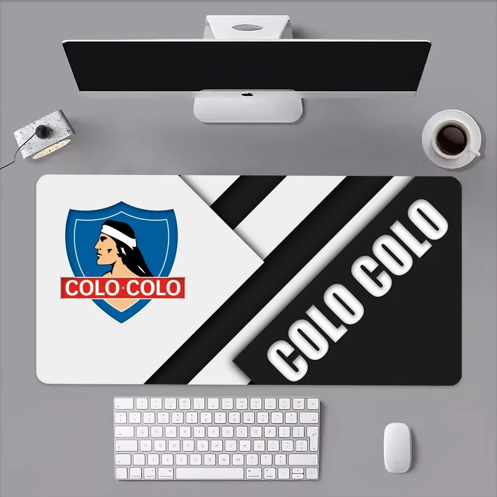 Club Socialy D-Deportivo Colo-Colo Mouse Pad Computer Laptop Gaming Office Wrist Guard Non Slip Keyboard Pad