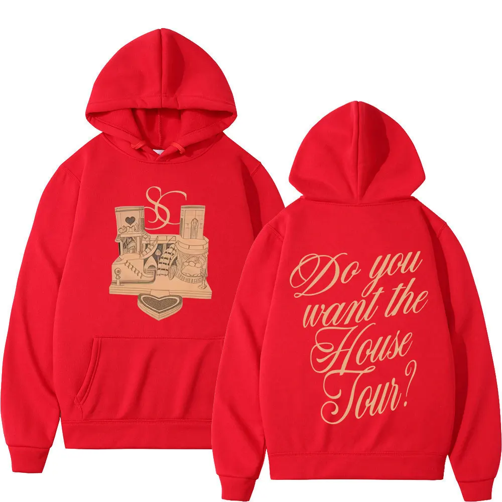 Do You Want The House Tour Sabrina Carpenter Vintage Print Hoodie