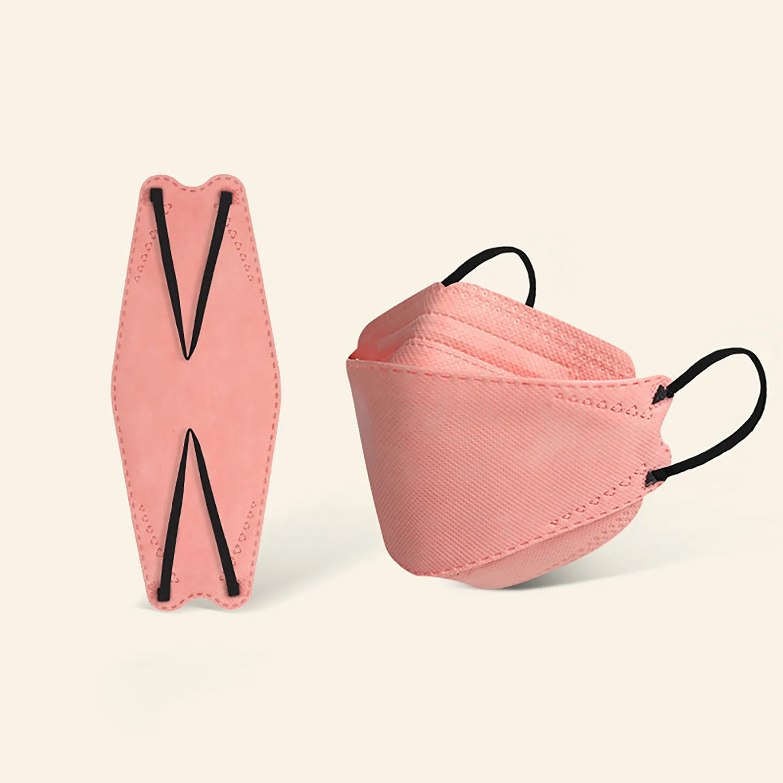 10 Buah Masker Anak-anak Masker Anak-anak Multiwarna Masker Debu Praktis dan Portabel Pelindung Tiga Dimensi Warna Solid