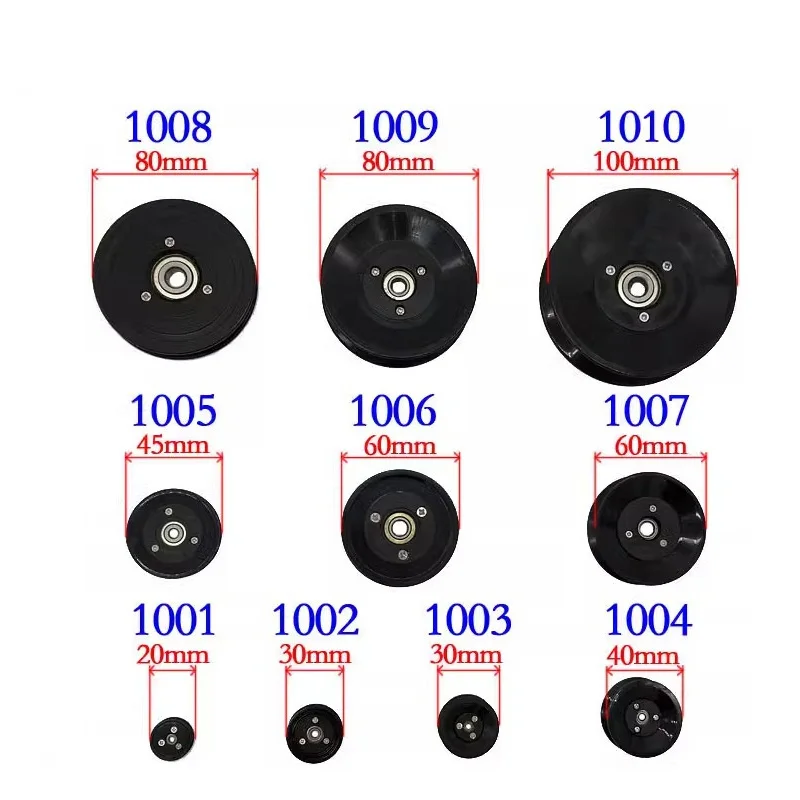 [V-ZHL] 1004 1005 1006 Wire Winding Machine Pulley Ceramic Guide Wheel U Groove V Groove Wire Pulley Combination Guide Roller
