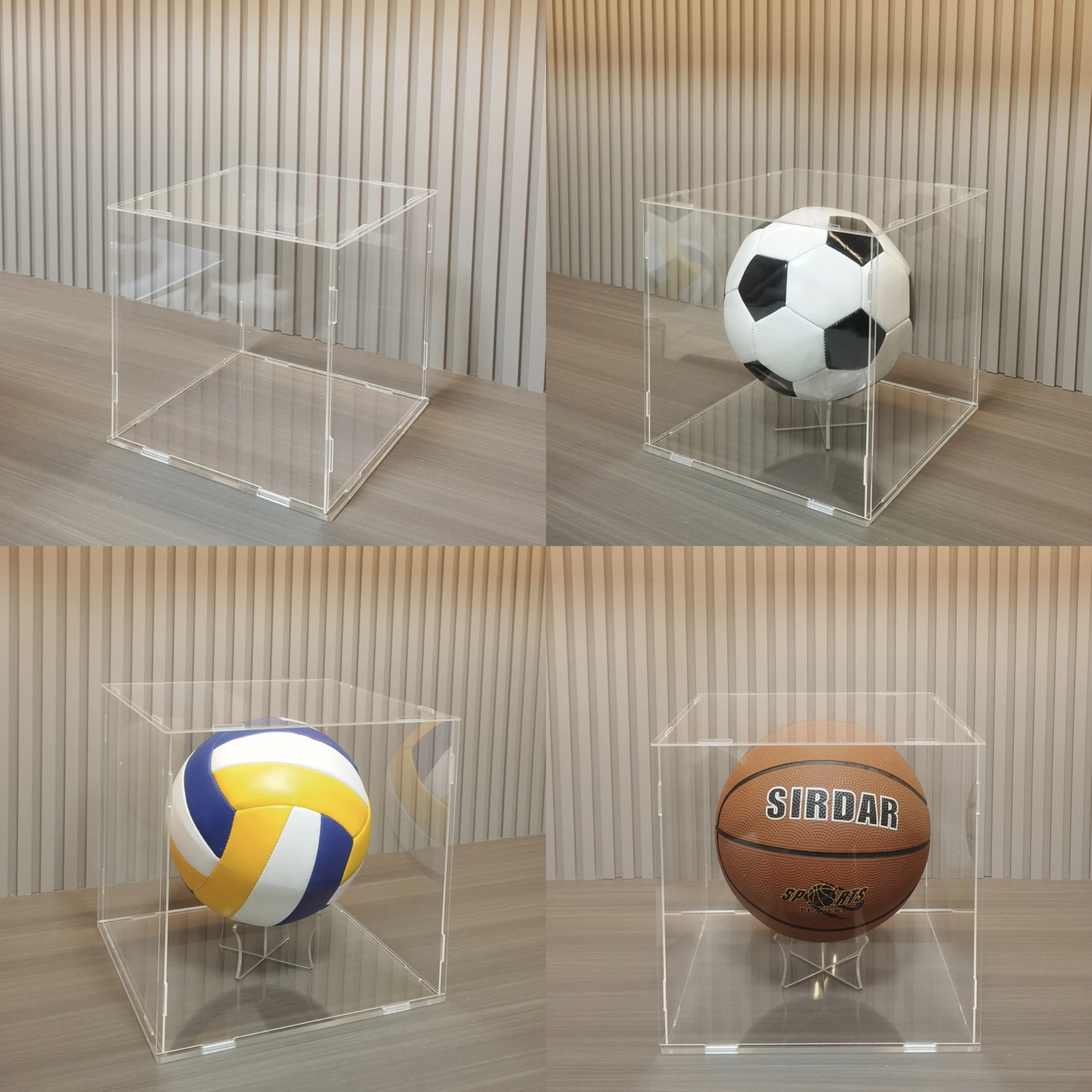 

Completely Transparent Acrylic Display Cabinet for Action Figures Dust-proof Storage Box for Toys, Car Models and Collectibles
