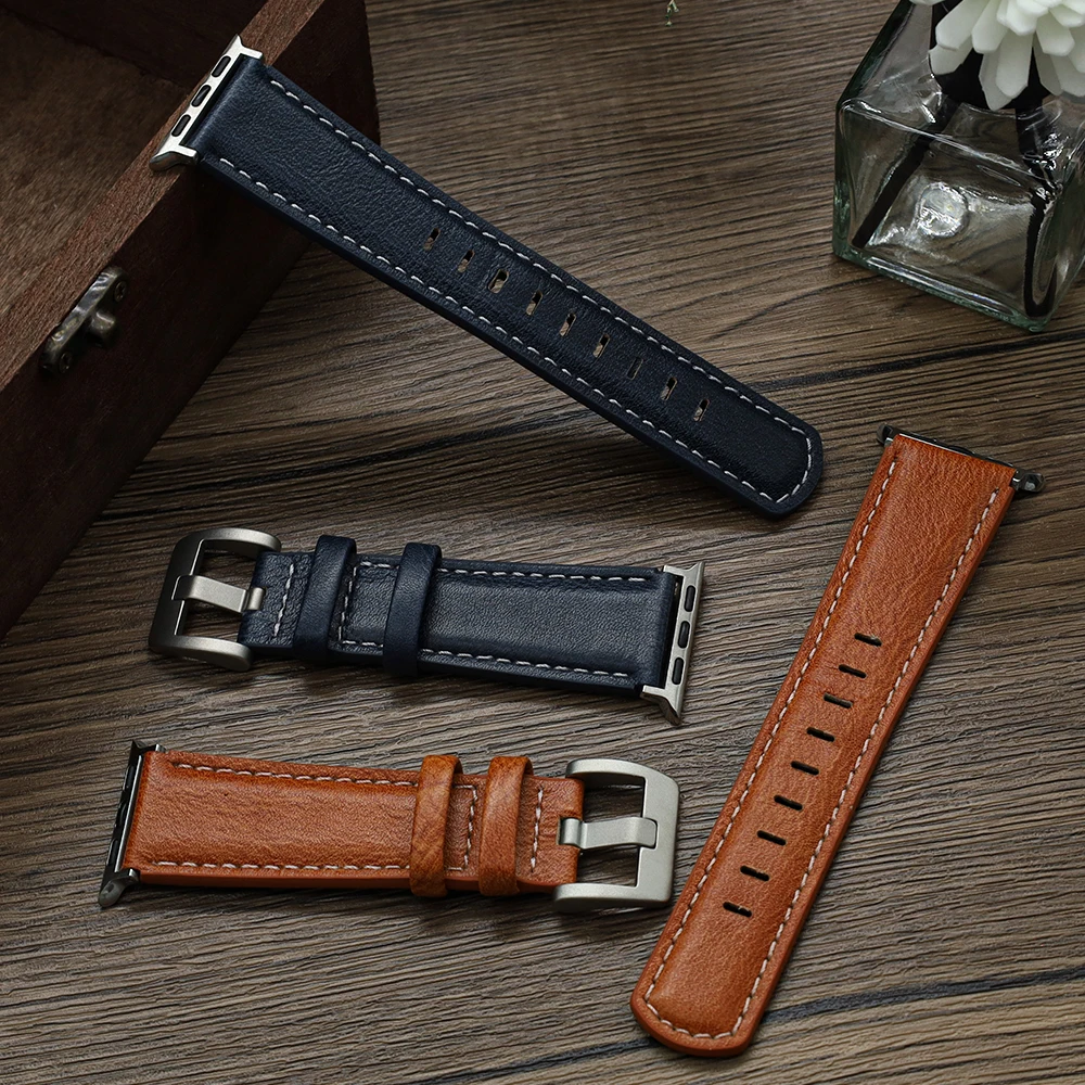 Leather Watch Band … - image