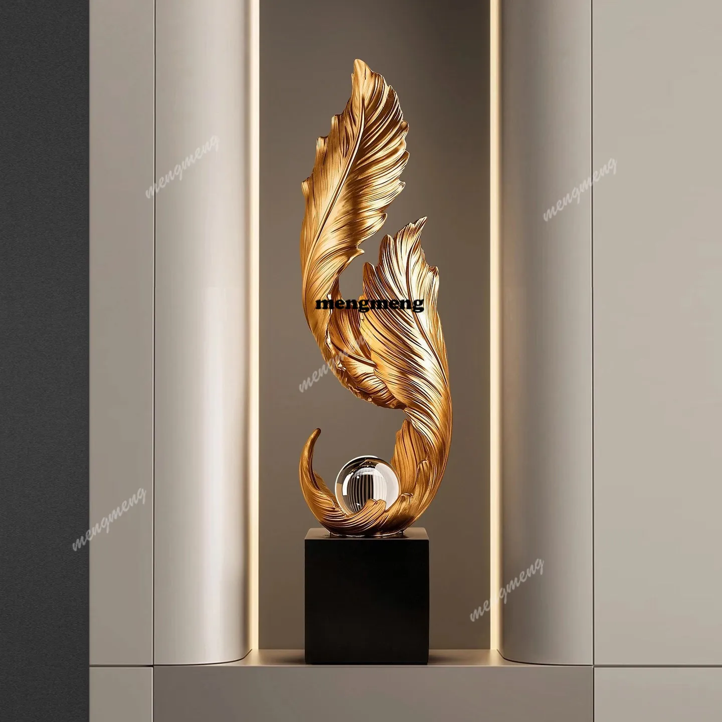 Light luxury decorative ornament, living room porch housewarming gift designer resin art ornament