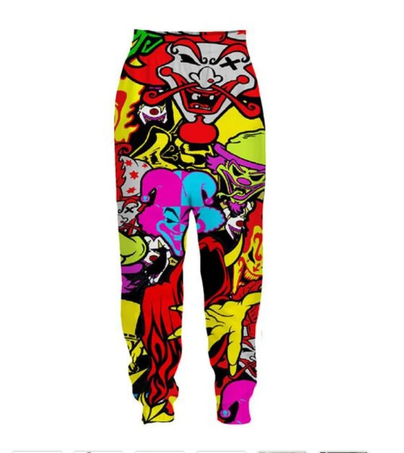 New Men/Women Insane Clown Posse 3D Printed Casual Pants Fashion Streetwear Men Loose Sporting Long Trousers K028