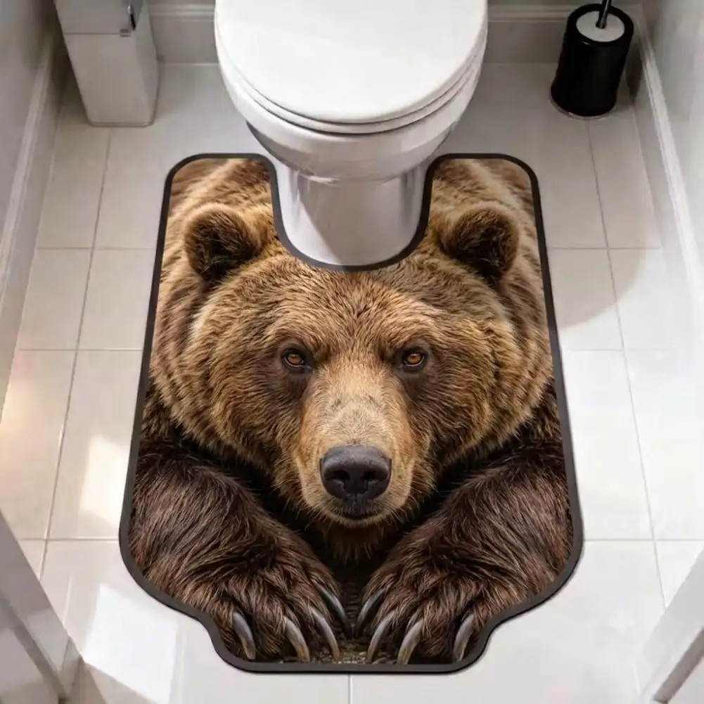 Tiger Head Pattern Carpets for Living Room Home Plush Study Animal Rug Fluffy Soft Bedside Mat Light Luxury Bedroom Decor Carpet