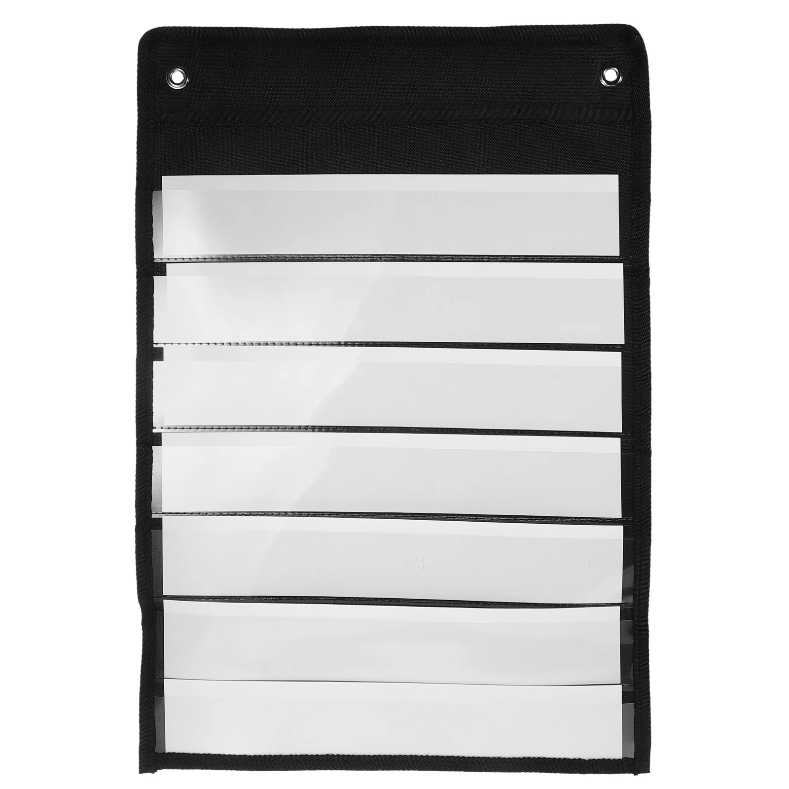 

1 Set Magnetic Hanging Pouch Wall File Rack Organizer With Multiple Pockets For Schedules Notes Plans Classroom Office Home