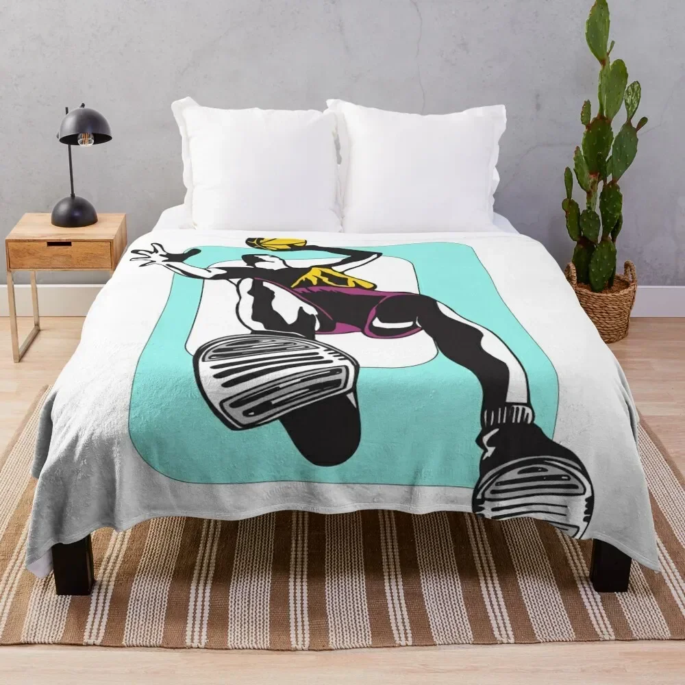 Basketball Player – Jump High Throw Blanket Bed Luxury Brand blankets ands Cute Blankets