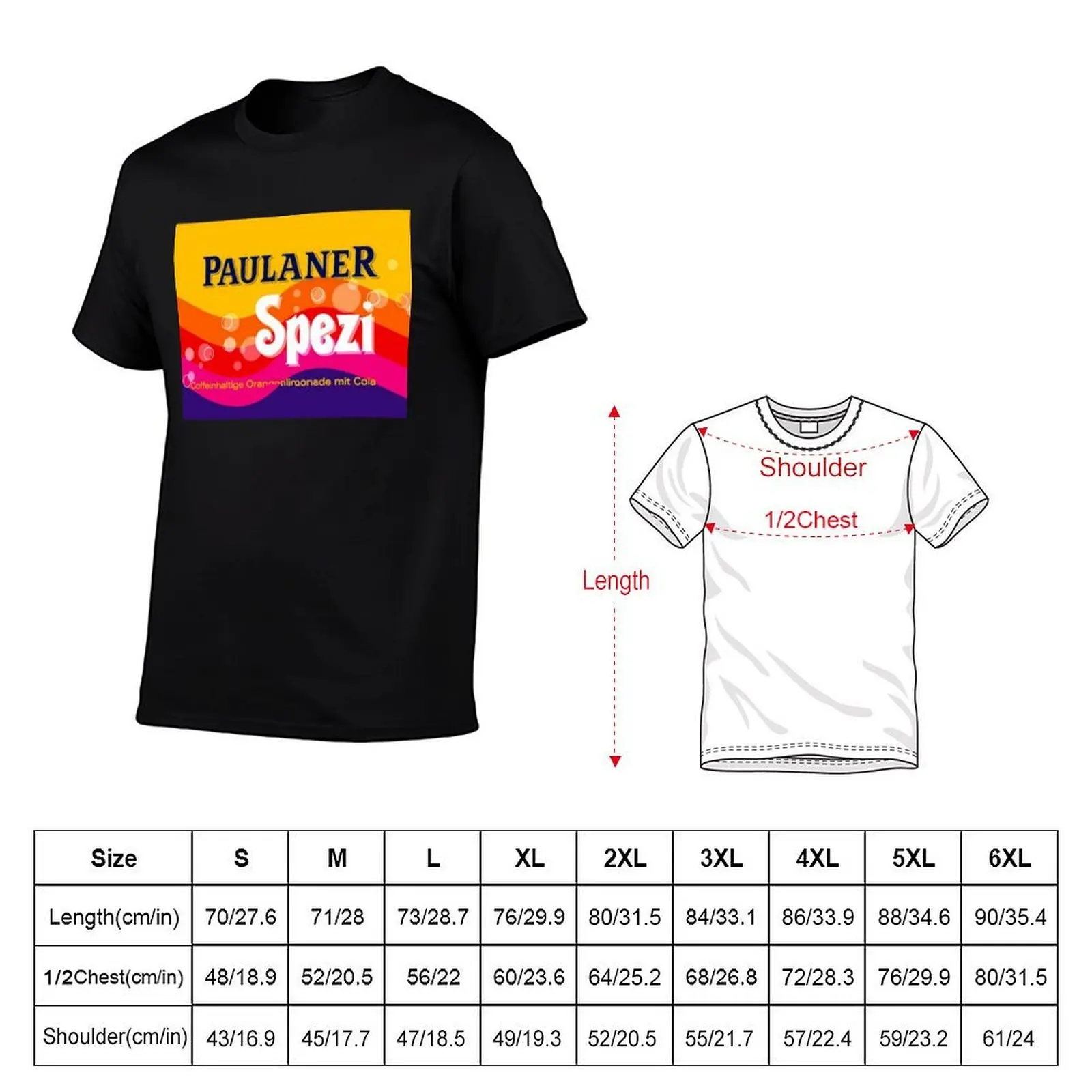 Paulaner Spezi T-Shirt oversizeds anime t shirts mens graphic t-shirts
