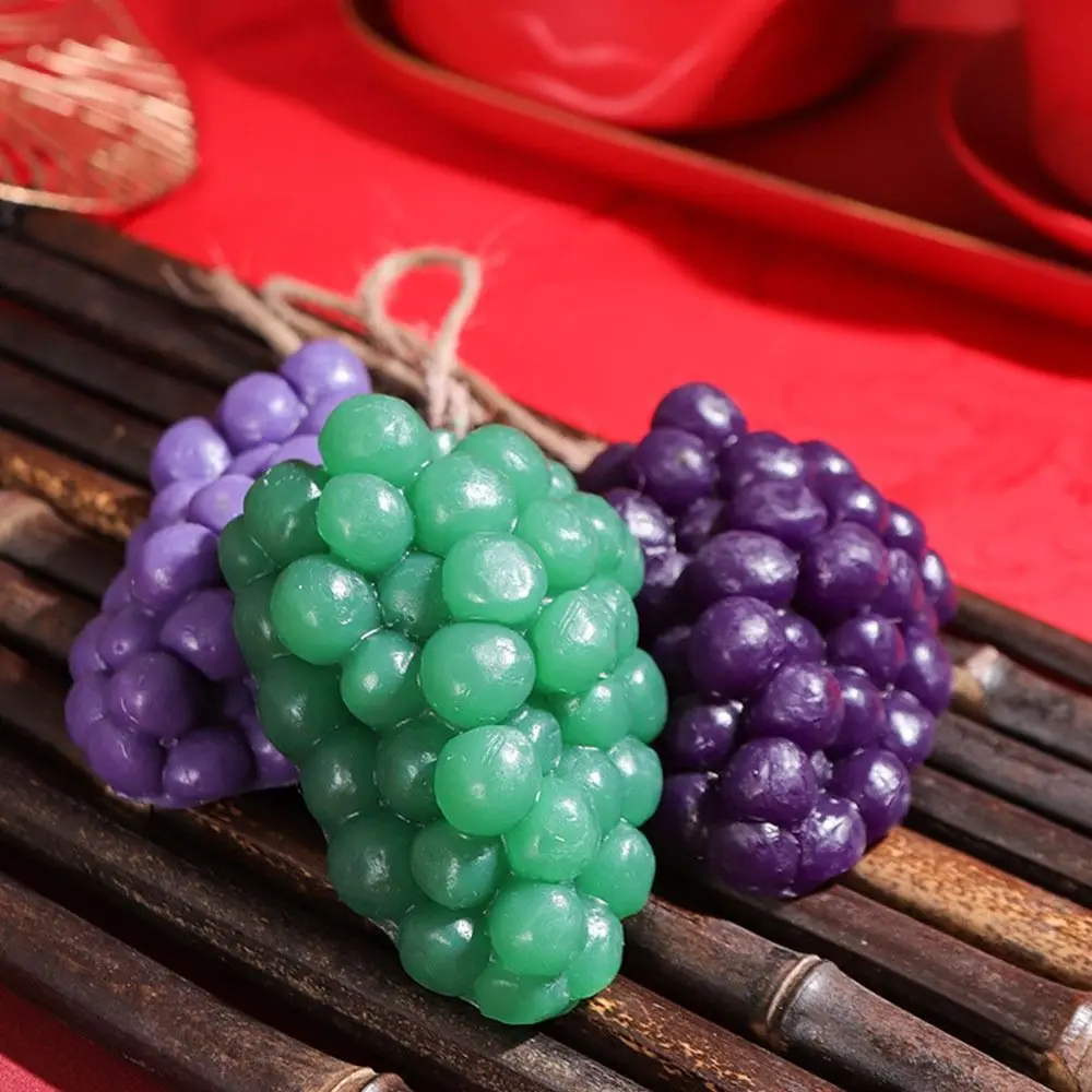 

New Simulation Handcrafted Grapes Soap Portable DIY Cold Process Soaps Multi-function Cleaning Tools Artisan Soaps Handmade