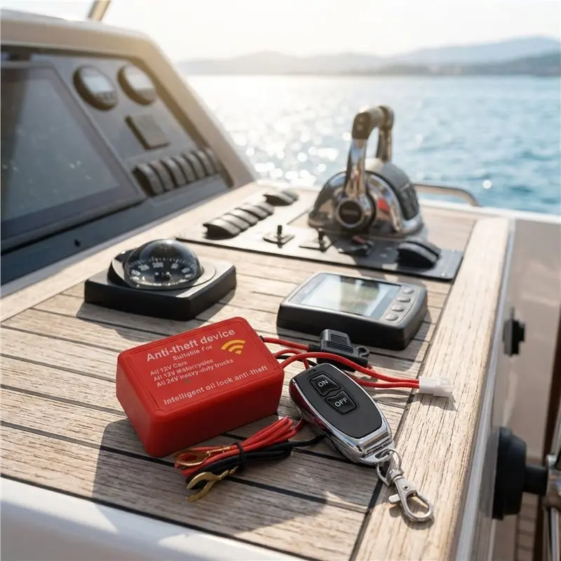 Anti-Theft Immobilizer Fuel Cut Off Smart Wireless Remote Control Device 12V 24V For Car Yacht Motorcycle Scooter