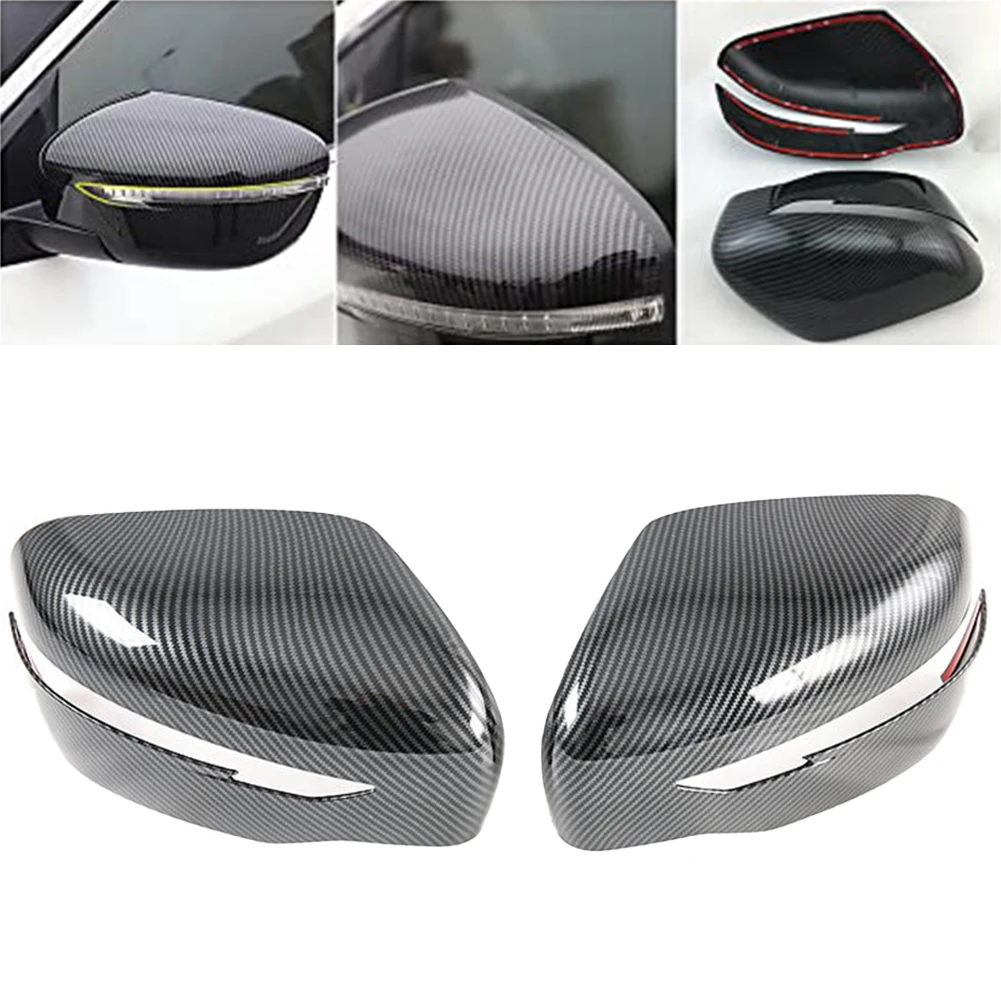Чехлы для зеркал из АБС-пластика Чехлы для боковых зеркал автомобиля Индивидуальная посадка Простая установка Устойчивость к царапинам Бесшовная интеграция