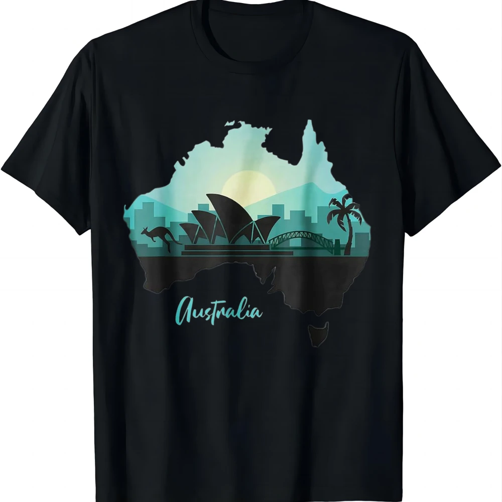 Women Australia, Girls Australia, Australia Shirt for Men T-Shirt Unisex Summer Streetwear Tops Graphic T Shirts Camiseta