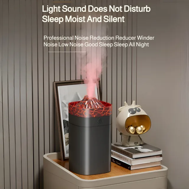 Home Humidifier Simulated Volcano Aromatherapy Machine,Quiet Operation And Smart Timer Functions For Use In Bedrooms And Offices 6