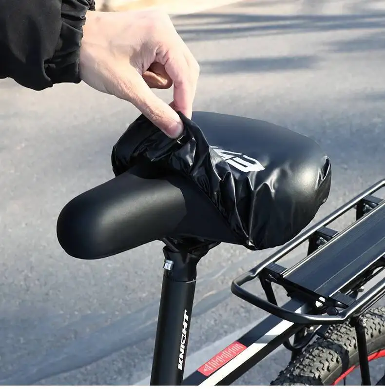 ESLNF Outdoor Wasserdichter Fahrradsattel-Überzug Regen- Staub- und UV-Schutz Fahrradkissen Regenschutz – Detail 9