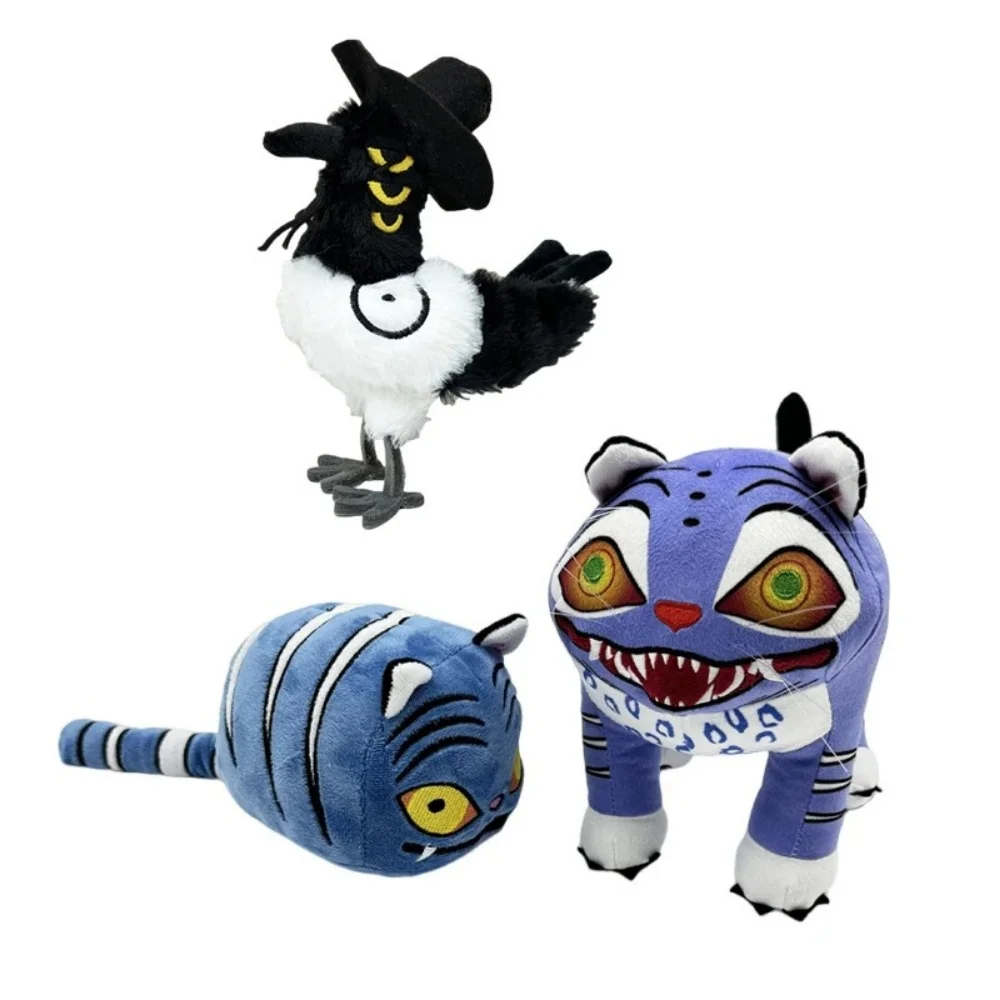 새로운 애니메이션 케이팝 데몬 헌터즈 봉제인형 귀여운 케이팝 호랑이 봉제인형 부드러운 봉제 책상 장식 인형 장난감 팬 선물 파티 기념품