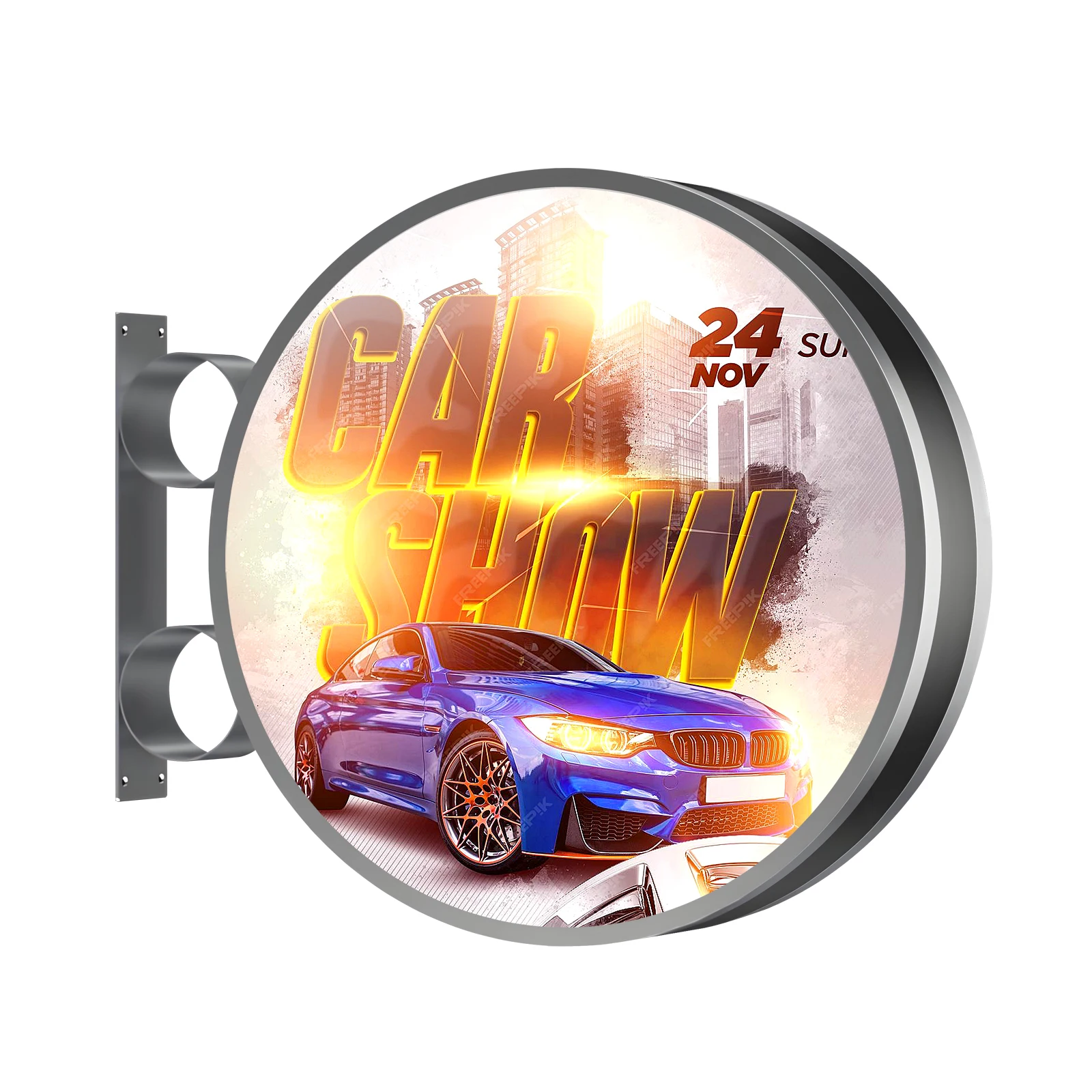 

New Release 3D Hologram Fan Advertising Billboard Digital Signage Double Side Display Coffee Sign Restaurant Menu Sign With Lid