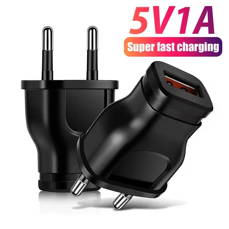 US/EU USB Charger Port Plug Portable For Home Travel Office Desk Power Accessories Stable Power For Mobile Devices Charging Kit