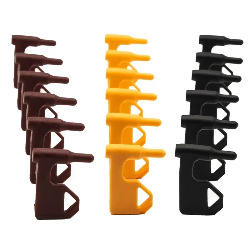 6pcs 9mm Chamber Safety Flag Includes Built-in Flathead Tool Rail Adapter Toy Gun Accessories