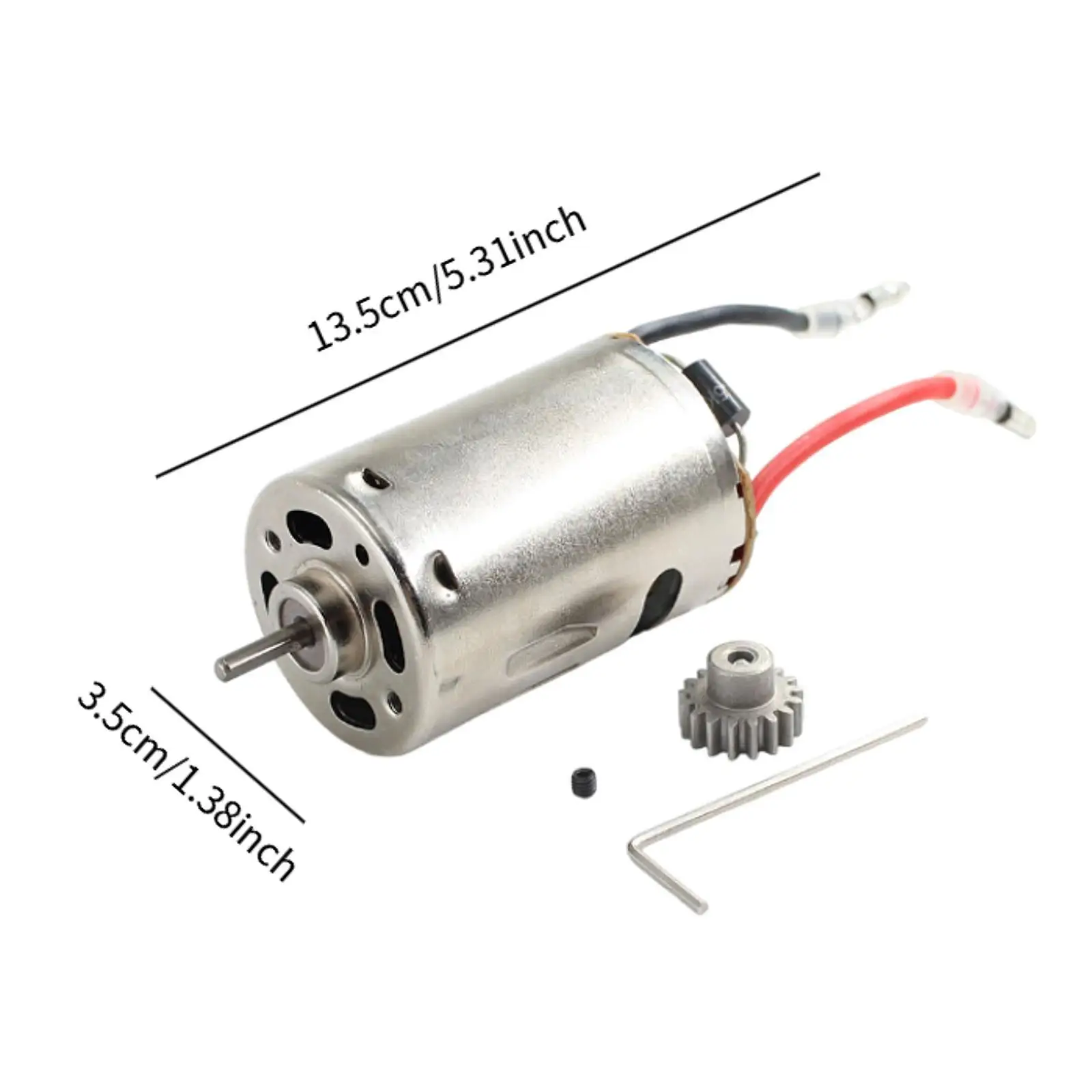 Kit ingranaggi motore elettrico 12428-0121 Parti di riparazione per auto RC 1/12 124006