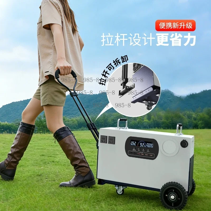 Outdoor 5000W Backup Power Station Portable 220V Camping Emergency Power Supply
