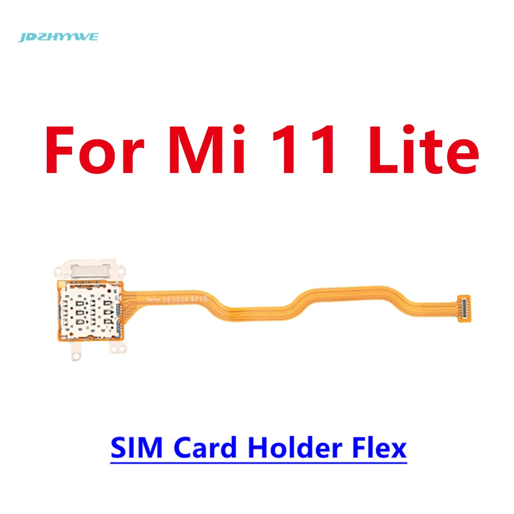 For Xiaomi Mi 11 Lite 5G USB Charging Port Board Display Flex Cable Connector For Mi11 Lite Motherboard  SIM Card Holder Socket