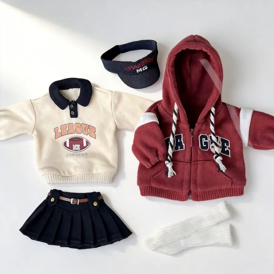 

1/6 30cm BJD Doll Clothes Daily Casual Style Doll Clothes Set High Quality Outfit for 30cm BJD Doll