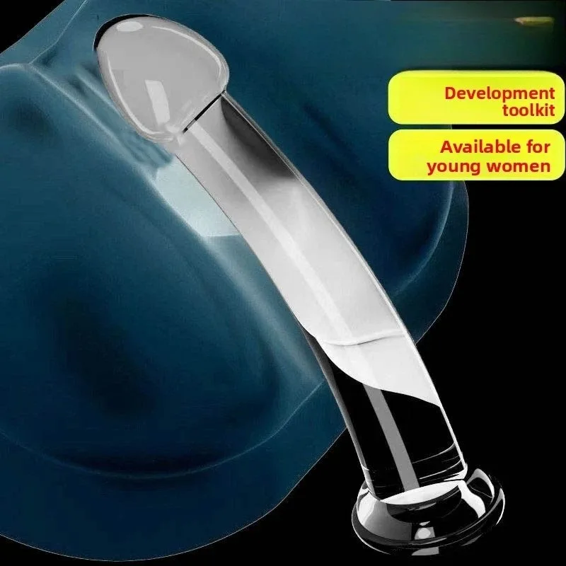 Elastic Jelly Toy with Tapered Shaft Bubble Tip Hands-free Suction Cup Anal Expansion Device Back Court Bead Plug G-spot Adult - view 5