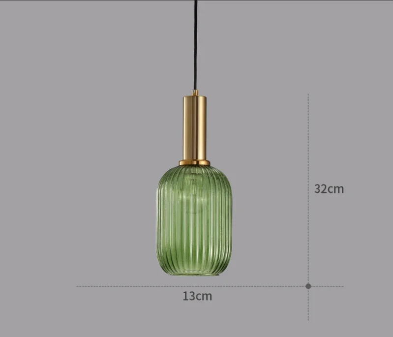 Europa Vintage Kleurrijke Glazen Luxe Hanglamp Verlichting voor Restaurant Eetkamer Slaapkamer Nachtkastje Thuis Plafond Hanglamp