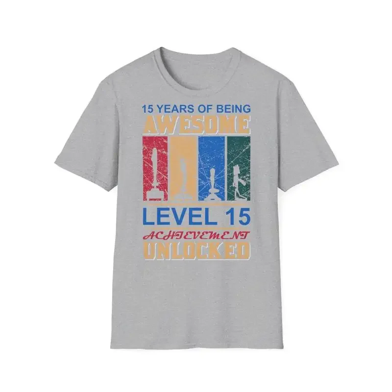 T Shirt Level 15 Unlocked