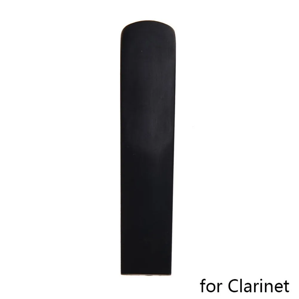 Palhetas de saxofone força 2.5 pretas para alto tenor soprano clarinete plástico substituição resina sax palhetas reposição prático