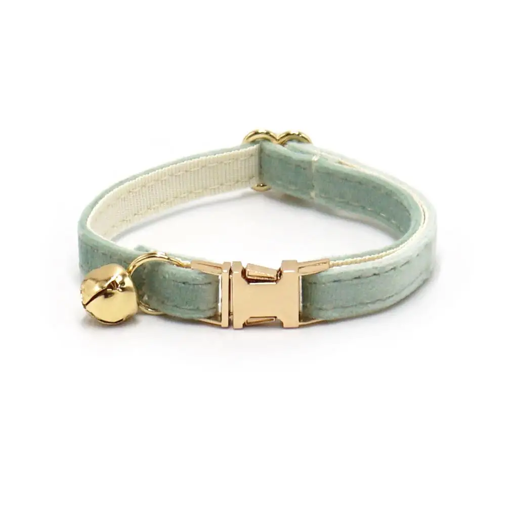 Kostenlose Gravur Personalisiertes Mehrfarbiges Weiches Samt-Katzenhalsband mit Kleiner Glocke, Katzenbedarf, Zubehör – Detail 20