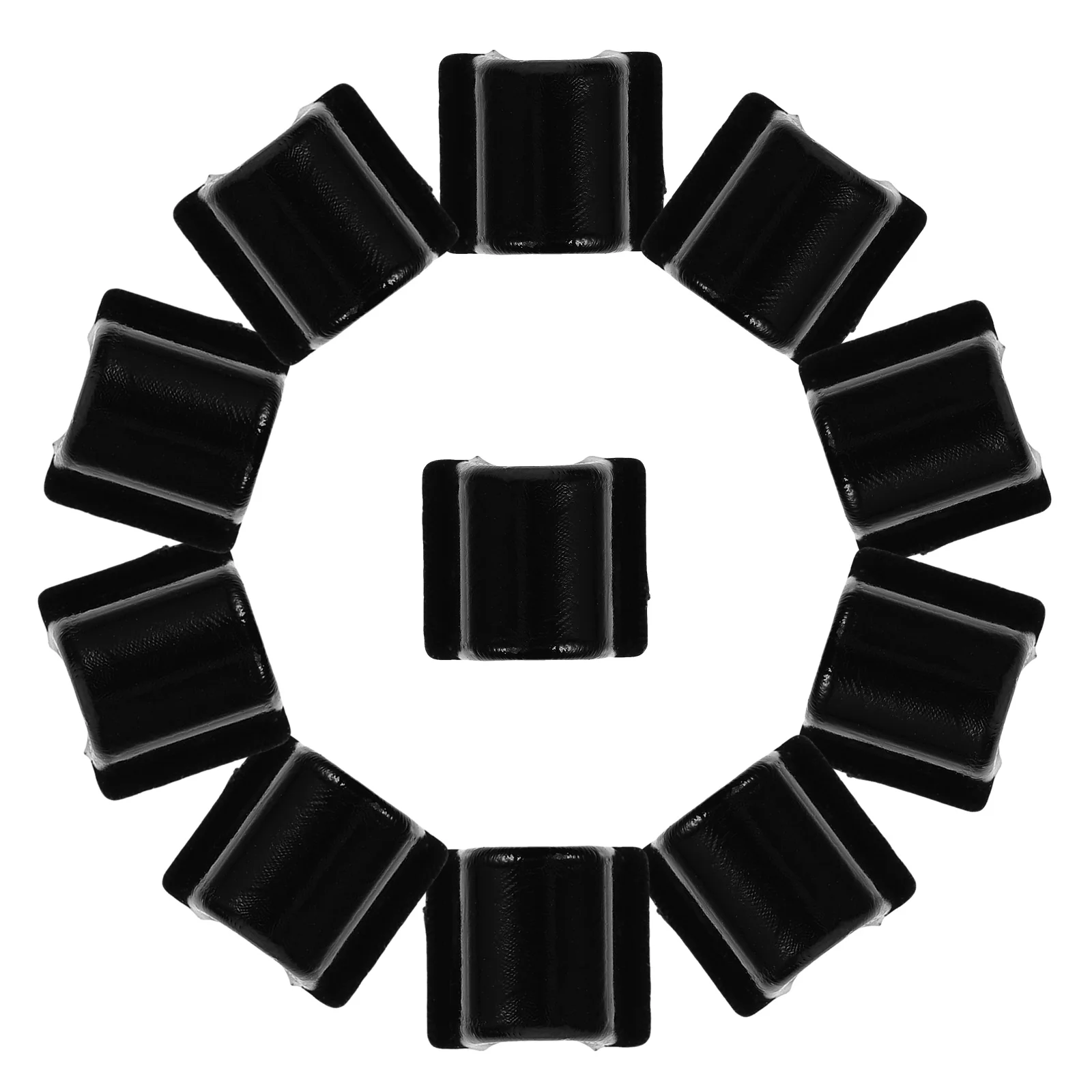 

100 Pcs Hair Tie Button Girls Rope Accessories Craft Decor Bungee Ties Diy Buckle