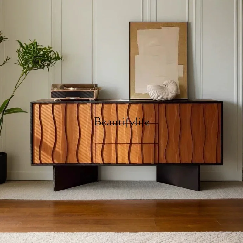 

LJYStorage Design Living Room Cabinets Nordic Large French Simple Living Room Cabinets Modern Rustic