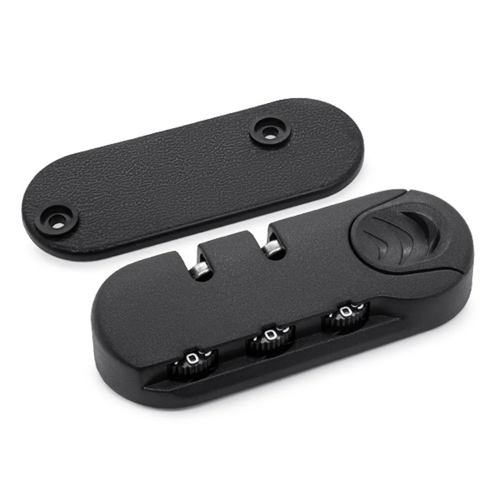 3 Digit Bag Code Lock Combination Padlock Accessory for Bags Lock Luggage Suitcase Travel Black Combination Iron Core Lock 1pcs